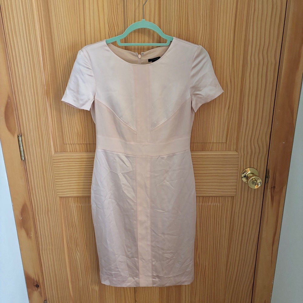 Ann Taylor Blush Pink Mini Dress